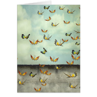 Field of Butterflies Art Card