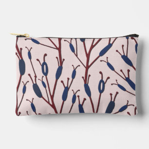 Field of Cat Tails against a Pinkish Field Accessory Pouch