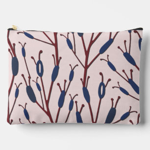 Field of Cat Tails against a Pinkish Field Accessory Pouch