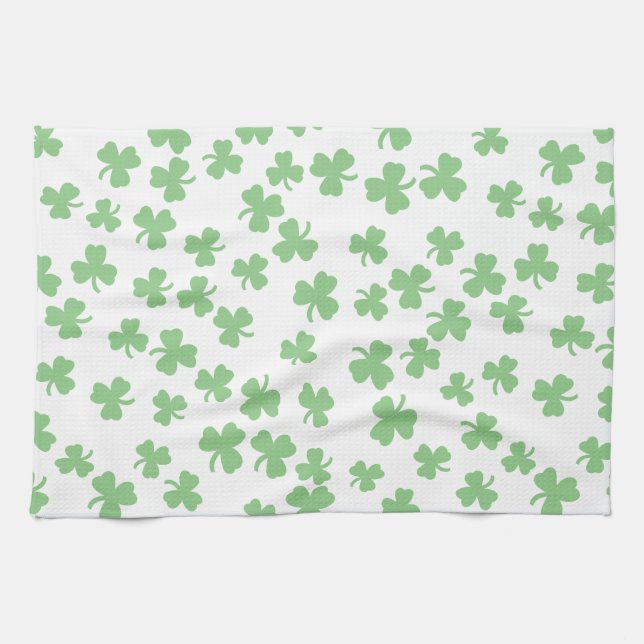 Field of Clover Tea Towel (Horizontal)