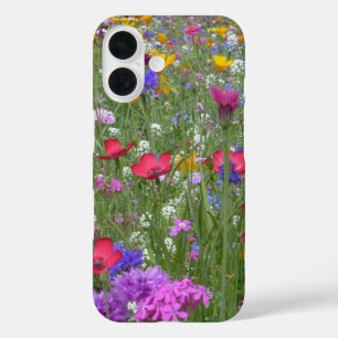 Field of Colourful Flowers iPhone 16 Case