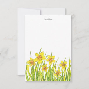 Field of Daffodils Card