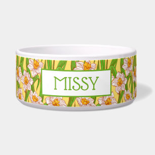 Field of Daffodils Pet Bowl