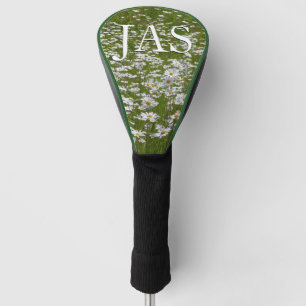 Field of Daisies Alaskan Wildflowers Golf Head Cover