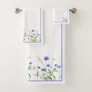 Field of Daisies Bath Towel Set