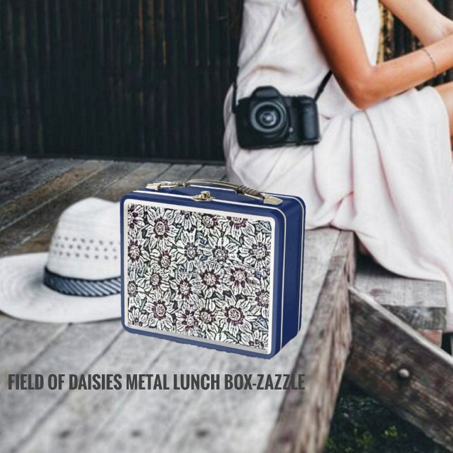 Field Of Daisies Metal Lunch Box (Creator Uploaded)