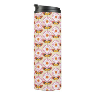 Field of Daisies pink Thermal Tumbler