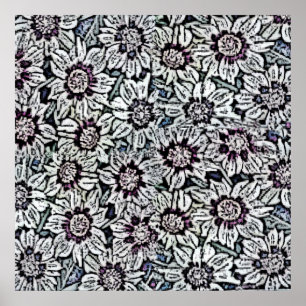 Field of Daisies Poster