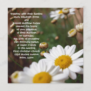 Field of Daisies Wedding Invitations