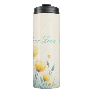 Field of Endless Love Thermal Tumbler
