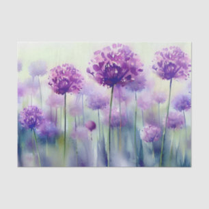 Field of Flowers-Allium, (C) Watercolor Tissue Paper