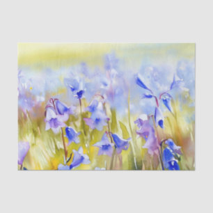 Field of Flowers-Bluebell (B) Watercolor Tissue Paper