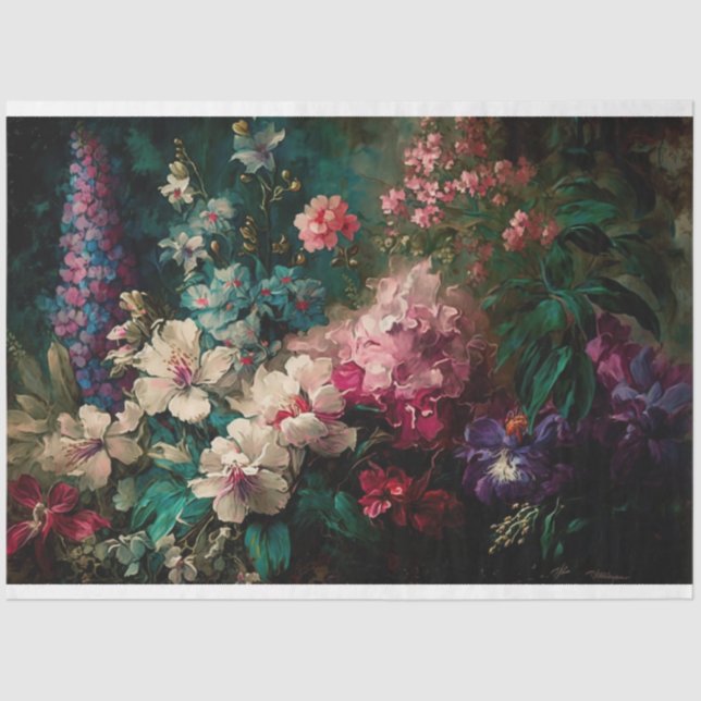 Field of Flowers Decoupage & Craft Paper (Front)