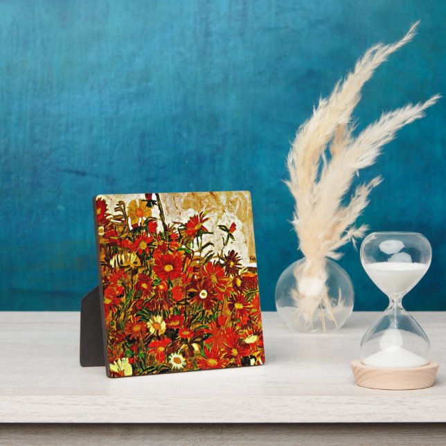 Field of Flowers - Egon Schiele artwork, Plaque (Insitu)