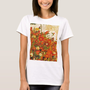 Field Of Flowers - Egon Schiele T-Shirt