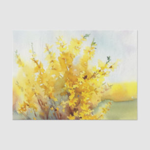 Field of Flowers-Forsythia (C) Watercolor Tissue Paper
