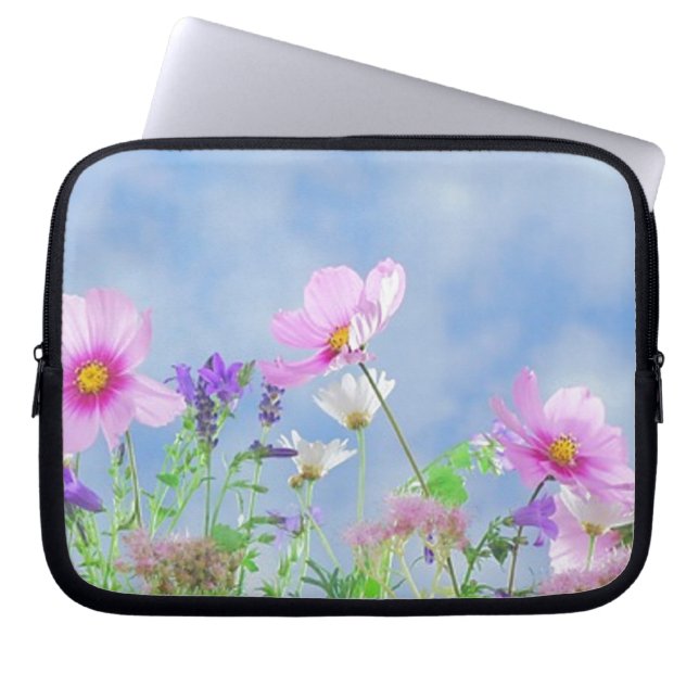 Field of Flowers Laptop Sleeve (Front)