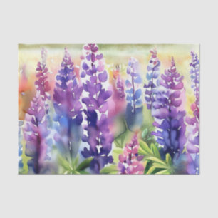 Field of Flowers-Lupine (B) Watercolor Tissue Paper