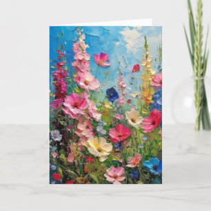 Field of Flowers Note Card