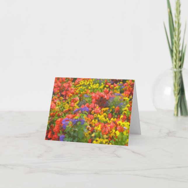 Field of Flowers Note Card (Front)