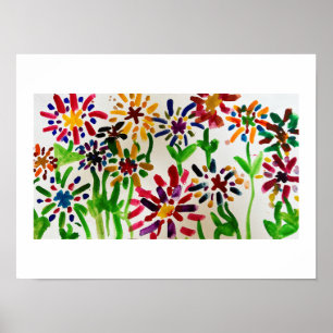 Field of Flowers Poster
