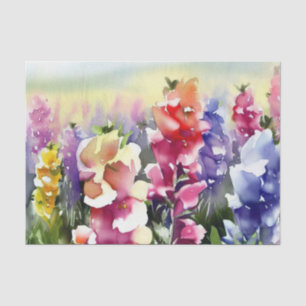 Field of Flowers-Snapdragon (A) Watercolor Tissue Paper