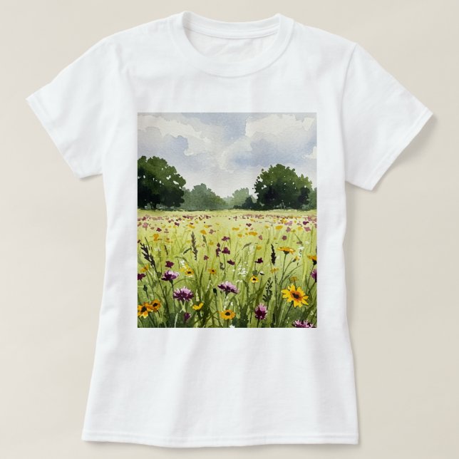 Field of flowers T-Shirt (Design Front)