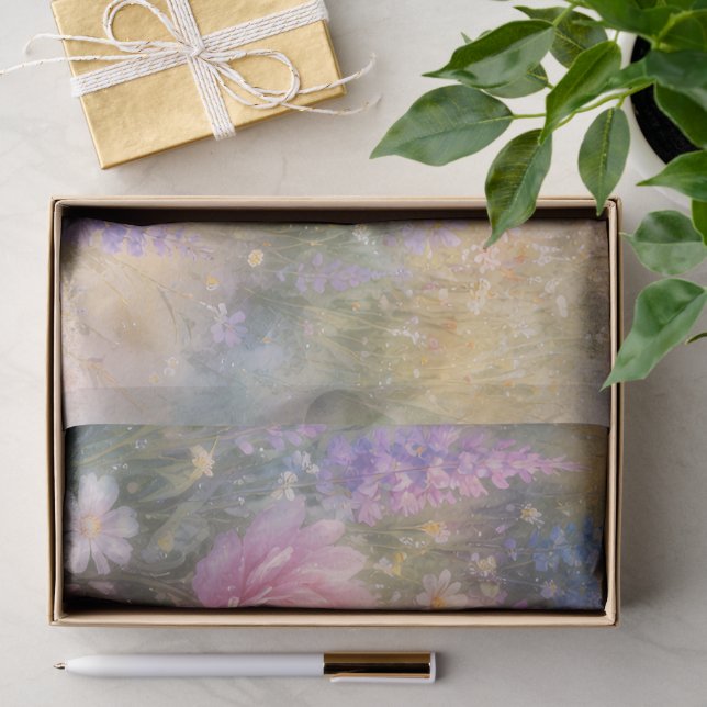 Field Of Flowers Tissue Paper (Gift)