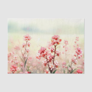 Field of Flowers-Waxflower (D) Watercolor Tissue Paper