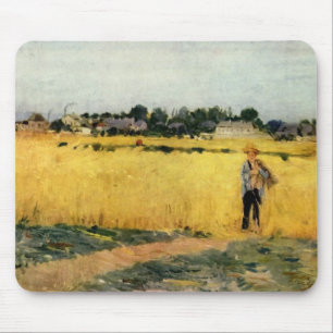 Field of Grain (by Berthe Morisot) Mouse Mat