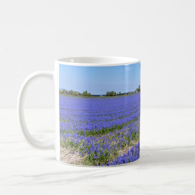 Field of Hyacinths Coffee Mug (Left)