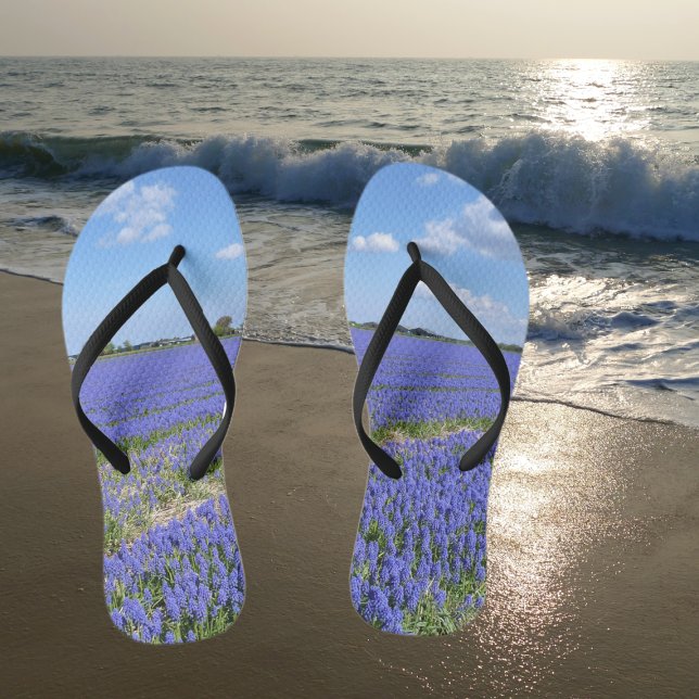 Field of Hyacinths  Flip Flops (Creator Uploaded)