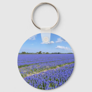 Field of Hyacinths Key Ring
