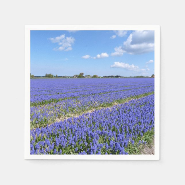 Field of Hyacinths Napkin (Front)