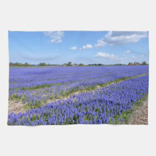 Field of Hyacinths Tea Towel