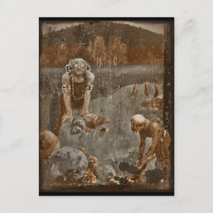 Field of Jewels Postcard