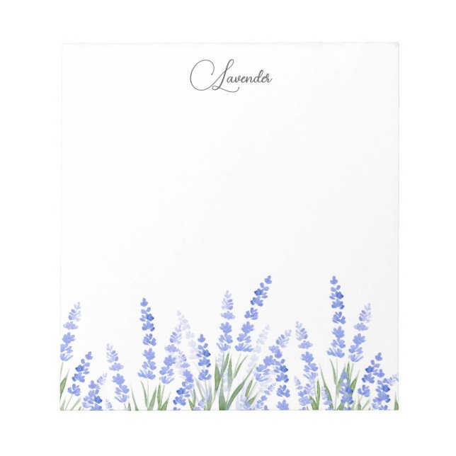 Field of Lavender 2 Notepad (Front)