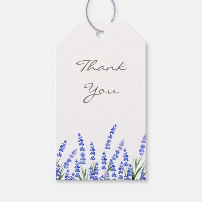 Field of Lavender Gift Tags (Front)