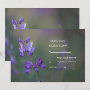 Field of Lupine RSVP Invitation