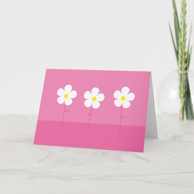 Field of Pink Card (Front)