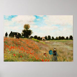 Field of Poppies, 1886 Poster