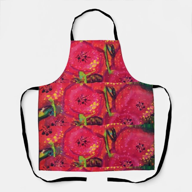 Field of Poppies Apron (Front)