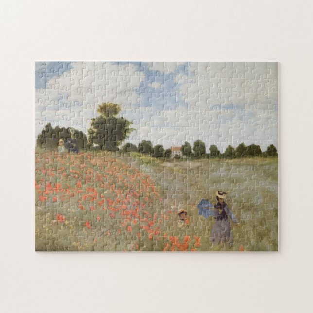 Field of Poppies Claude Monet Jigsaw Puzzle (Horizontal)