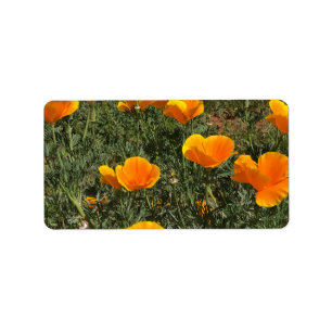Field of Poppies Label