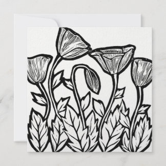 Field of Poppies Note Card