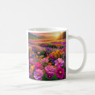 Field of Radiance Wildflower Customisable Coffee Mug