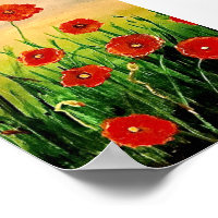 Field of Red Poppies