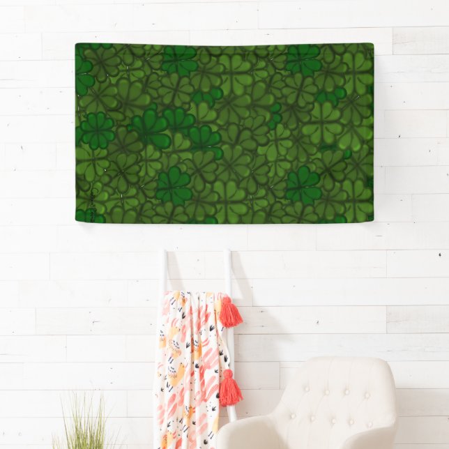Field of Shamrocks Banner (Insitu)