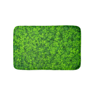 Field of Shamrocks Bath Mat