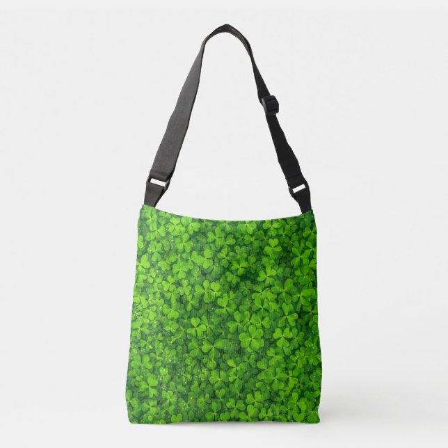 Field of Shamrocks Crossbody Bag (Front)
